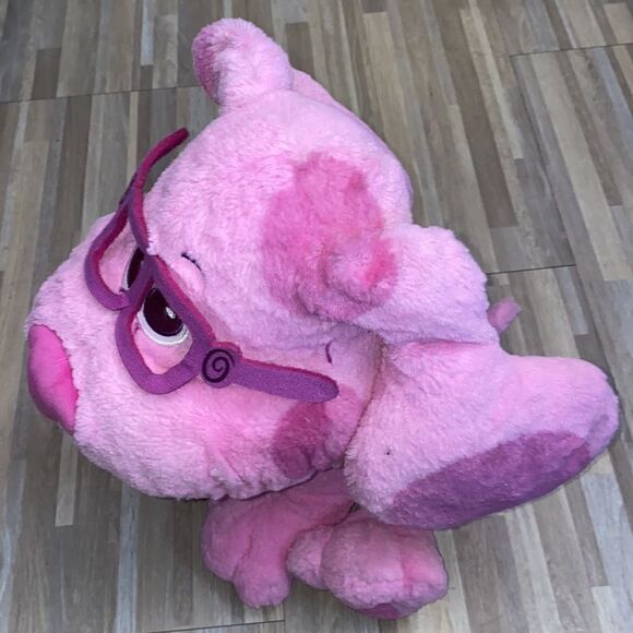 Blues clues jumbo size magenta pink dog puppy plush stuffed animal Nickelodeon - Picture 2 of 9
